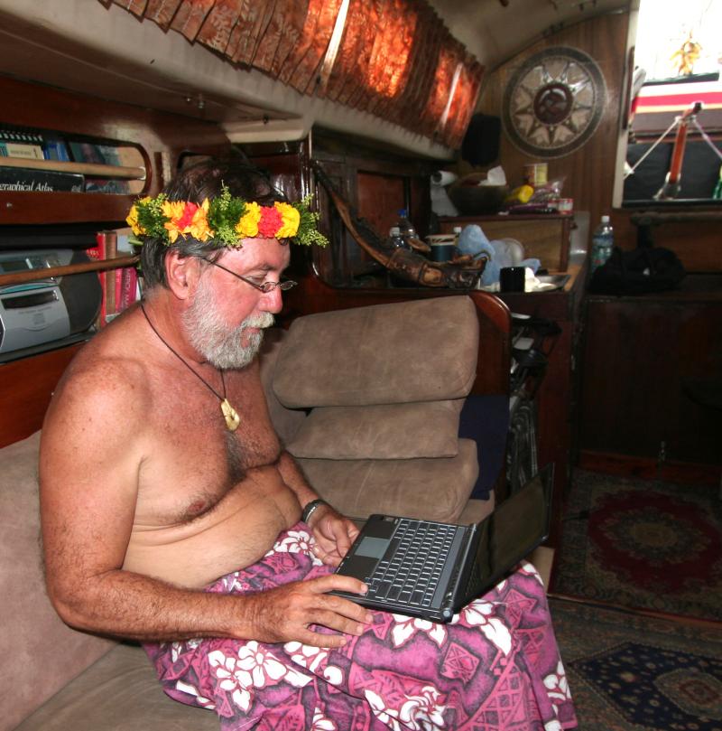 Fatty writing in Yap. Micronesia