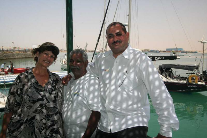 Heebi, the Prince of the Red Sea, is on the far right. Sayeed is in middle